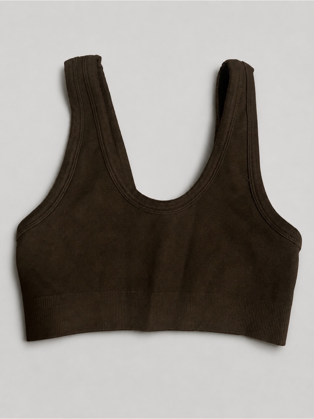 ALO Scoop Sport Bralette - Dark Brown